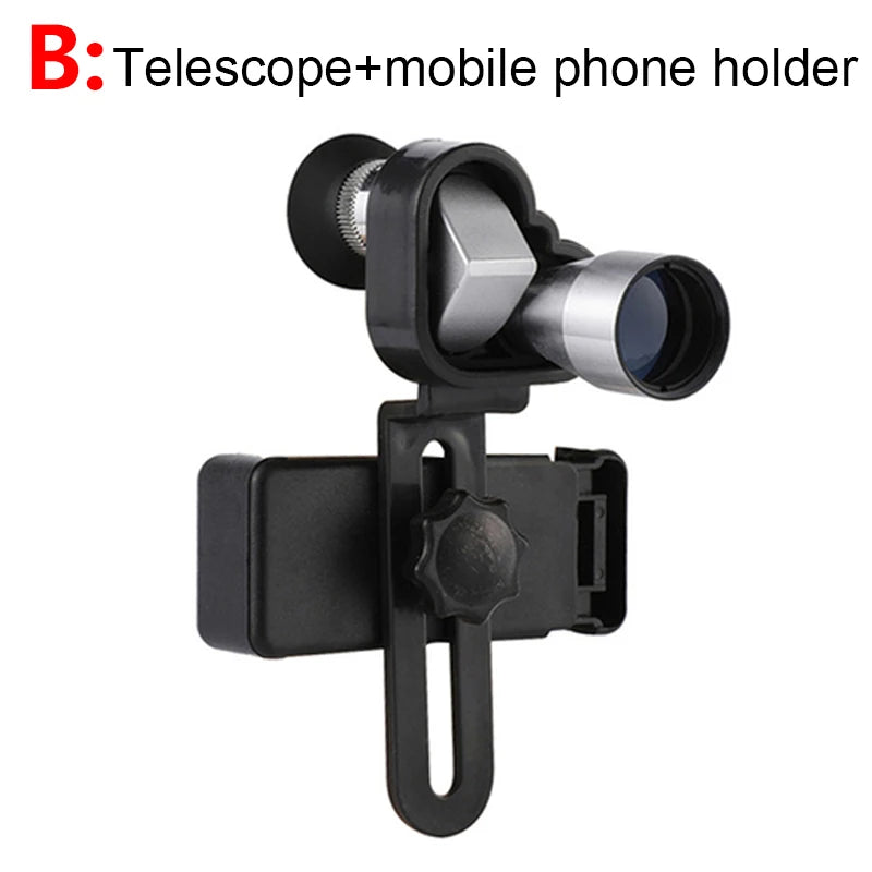 Einstellbares Teleskop HD Mini-Taschenteleskop 8 x 20 mm tragbares Monokular Outdoor-Sport Wandern Bergsteigen Teleskop