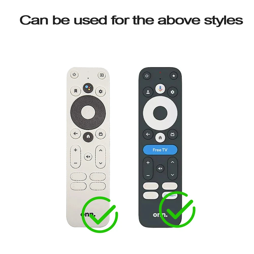 Silikon-Schutzhülle für Onn Google TV 4K Pro 2024 Fernbedienung – rutschfest, inkl. Lanyard