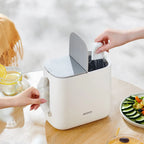 Hochwertige Taschentuchbox für Wohnzimmer, multifunktional, mit Schublade und Abfalleimer (2-in-1-Funktion)