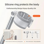 Haartrockner-Ständer, Haartrockner-Halter, Wandhalterung, drehbarer Haartrockner-Rack, stanzfrei, 2025, Haar-Styling-Werkzeuge, Organizer für Badezimmer