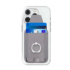 Magsafe-Kartenhalter mit Klappenabdeckung, magnetischer Telefonringständer, PU-Leder, Kartenhalter, Handyhülle für iPhone 13, 14, 15, 16 Pro