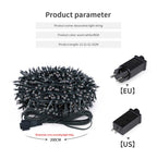 10m 20m 30m 50m Hochzeitsfeiertag Weihnachtsgirlande Dekoration Beleuchtung LED String Lichterketten mit EU-Netz stecker für Wohnkultur
