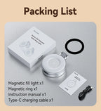 TELESIN- Smartphone Magnetisches Fülllicht, Mini-Selfie-Licht