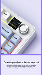 AULA F75 MAX mechanische Gaming-Tastatur, 75 % verkabelt/Bluetooth/2,4 G, Hot-Swap-RGB-E-Sport-Tastatur mit TFT-Bildschirm für PC/Mac ﻿