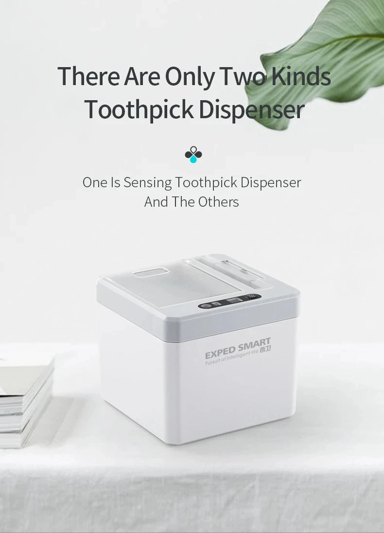 Elektrische Zahnstocher Halter Smart Automatische Sensor Zahnstocher Spender Zahn Pick Container Organizador Küche Zubehör