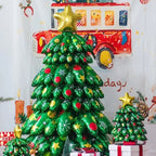 3D Große Weihnachtsbaum Luftballons Montieren Weihnachtsbaum Aluminiumfolie Ballon für Neujahr Party Home Decor Foto Requisiten Ornamente