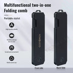 Neue 1/2/3 in 1 Tasche Klapp Kämme Kunststoff Breite Zahn Öl Kopf Kamm Bart Kämmen Barber Clipper kamm Salon Haar Styling Werkzeuge