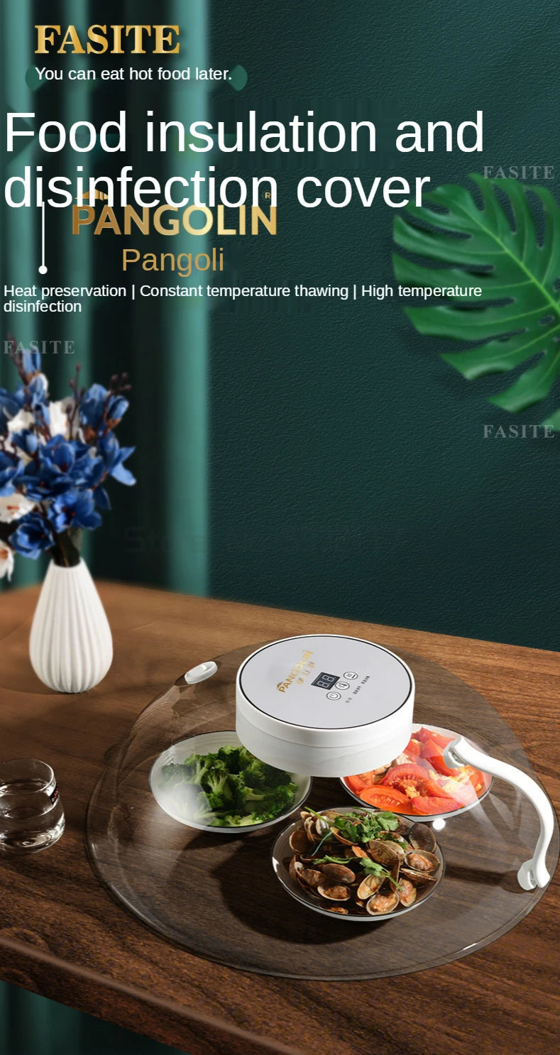 Heizungs-Dichtungsabdeckung für Lebensmittel, Mahlzeit, intelligente intelligente elektrische Heizung, Lebensmittel-Isolierabdeckung, multifunktionale Lebensmittel- und Frischabdeckung