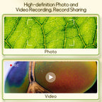 Kindermikroskop, 1000-fache Vergrößerungsmikroskop, 200 Megapixel, mit LED-Foto- und Videofunktion, Lernspielzeug, Wissenschaft für Kinder