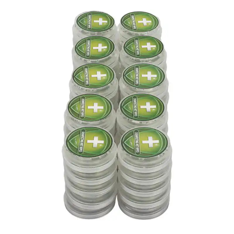 Hand Reinigungstücher, Feuchttücher auf Knopfdruck