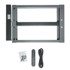 Hebender Zugkorb für den Küchenschrank, oberer Schrank, oberer und unterer Puffer, herunterziehbarer Gewürzkorb, Küchenschrankregal