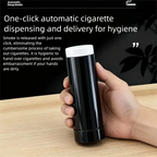 Neue kreative All-in-One-Zigarettenschachtel mit automatischer Auswurf, tragbare Zigarettenschachtel mit einem Klick, Zigarettenzubehör, Geschenk für Männer