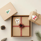 500 Stücke Laser Weihnachten Aufkleber Weihnachten Etiketten Aufkleber Dekor Frohe Weihnachten Dekorationen Für Zuhause 2025 Navidad Kerst Neujahr Geschenk