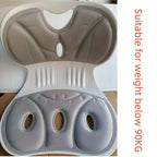 1 Stück ergonomisches Lendenwirbelstützkissen, Anti-Ermüdungs-Rückenkissen, atmungsaktiv mit waschbarem Nylonbezug, vielseitig einsetzbar