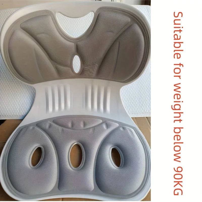 1 Stück ergonomisches Lendenwirbelstützkissen, Anti-Ermüdungs-Rückenkissen, atmungsaktiv mit waschbarem Nylonbezug, vielseitig einsetzbar