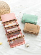 Abnehmbare Kosmetiktasche, tragbar, große Kapazität, 4-in-1-Make-up-Taschen, tragbar, faltbar, Reise-Kosmetik-Aufbewahrungs-Kulturtasche