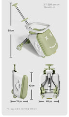 Cartoon Kinder Trunk, fahrbare Reisetasche