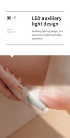 HOMEFISH Elektrischer Fußschleifer, automatisches Hornhautentfernungsgerät für die Fußpflege