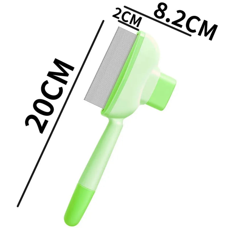 Hundekamm, Tierhaarentferner, Ein-Knopf-Hundebürste, selbstreinigende Katzenbürste, Massagekämme für Hundepflegebürsten für Haustierprodukte