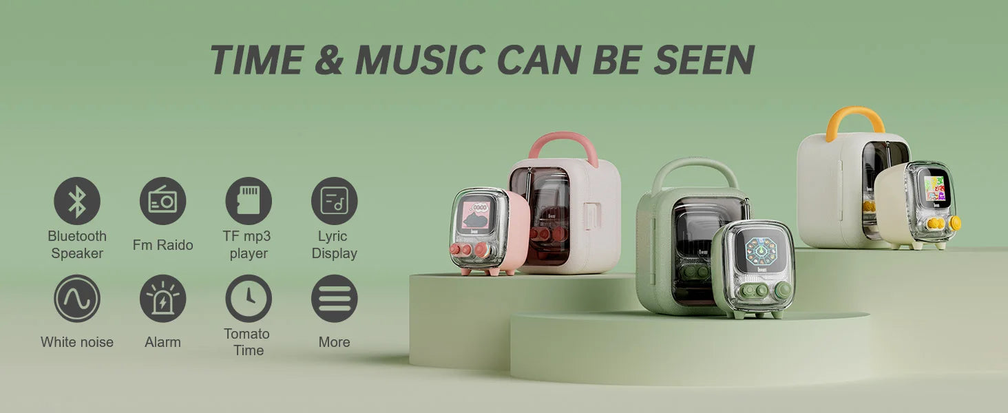 Divoom T- Santooo-2 Mini Retro White Noise Lautsprecher