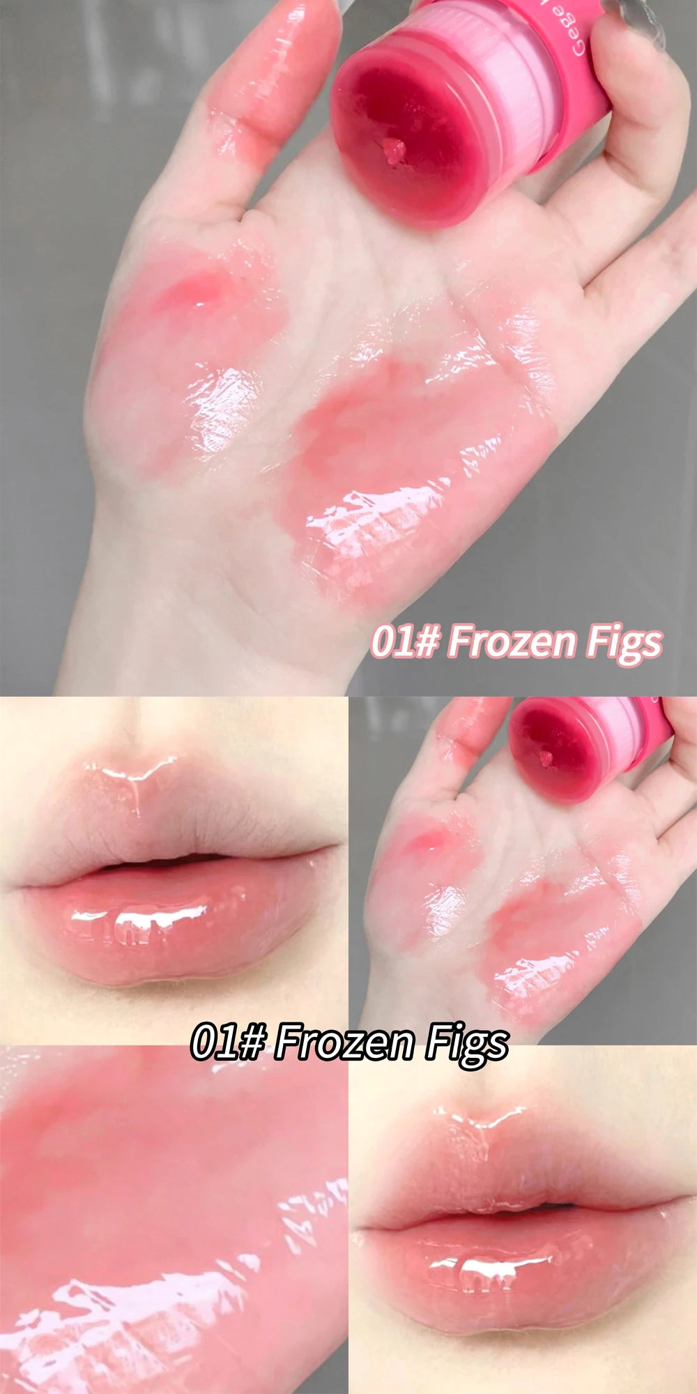 Gege Bear Hydrating Tinted Lip Essence – Feuchtigkeitsspendendes, wasserglanzendes Finish, jugendlicher und makelloser Lippenbalsam im koreanischen Stil