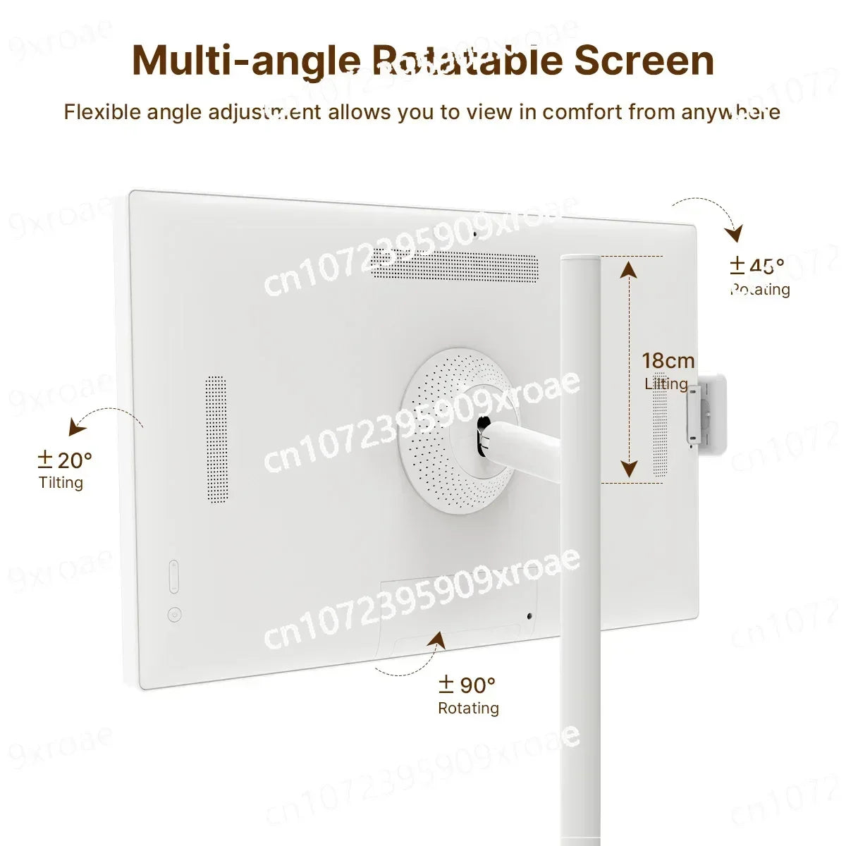 Sprachfernbedienung mit neuem 32-Zoll-Stand-Intelligent-Touchscreen für Android-Systeme/mobile Fernseher/Zuhause/8+128 GB/AI