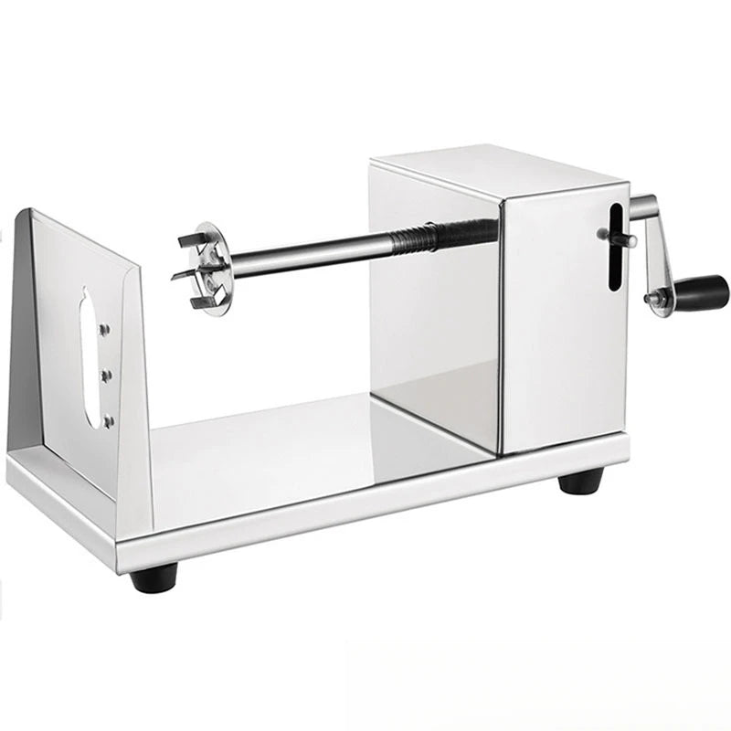 Kartoffelschneider Tornado, halbautomatische Dehnspirale aus dickem Edelstahl, manuelle Schneidemaschine, französische Frittiermaschine, Gemüseschneider