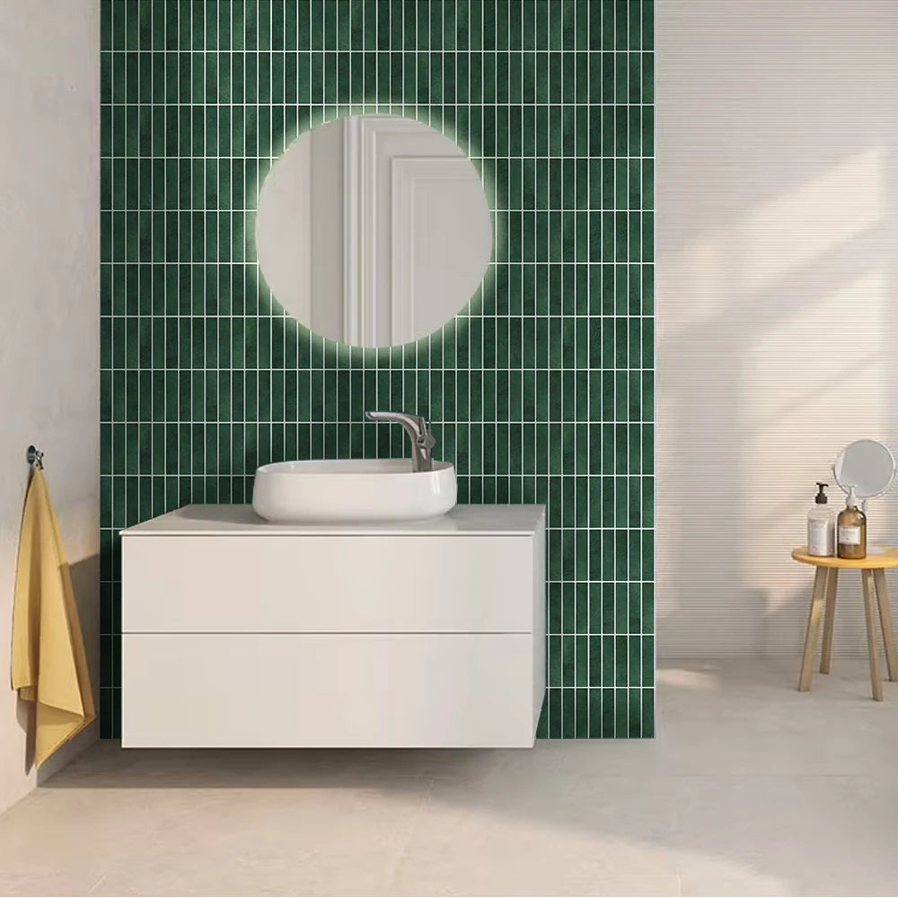 10 stücke 3d Fliesenaufkleber moderne Peel and Stick Wand fliese selbst klebende Küchen fliese Backs plash Form wasserdicht 30x30cm