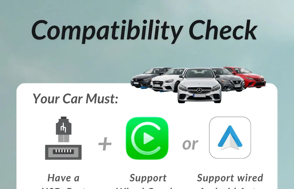 OTTOCAST Cabin Care, Drahtloser CarPlay-Adapter Babykamera 1080P HD 150°