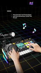 CONUSEA Kinder DJ-Mixer – Mikrofon, App-Steuerung, Klaviertastatur, 3–12 Jahre