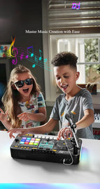 CONUSEA Kinder DJ-Mixer – Mikrofon, App-Steuerung, Klaviertastatur, 3–12 Jahre