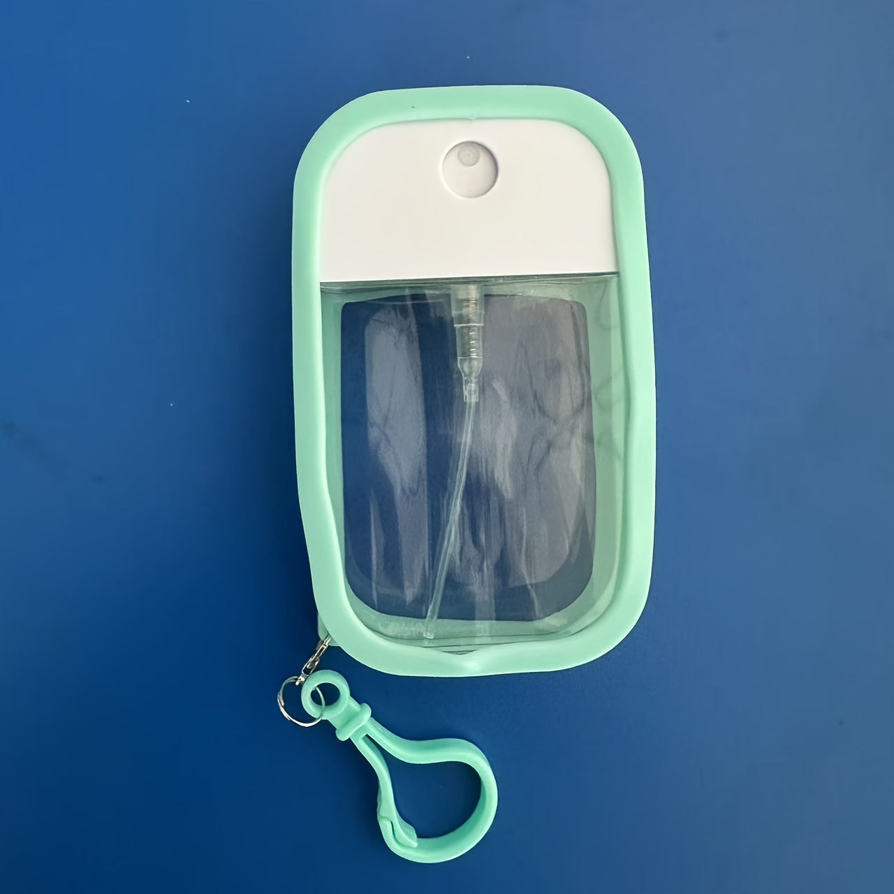 50 ml kleine, tragbare, nachfüllbare Handdesinfektionsmittel-Sprühflasche aus ABS + PP-Material mit Parfümfunktion