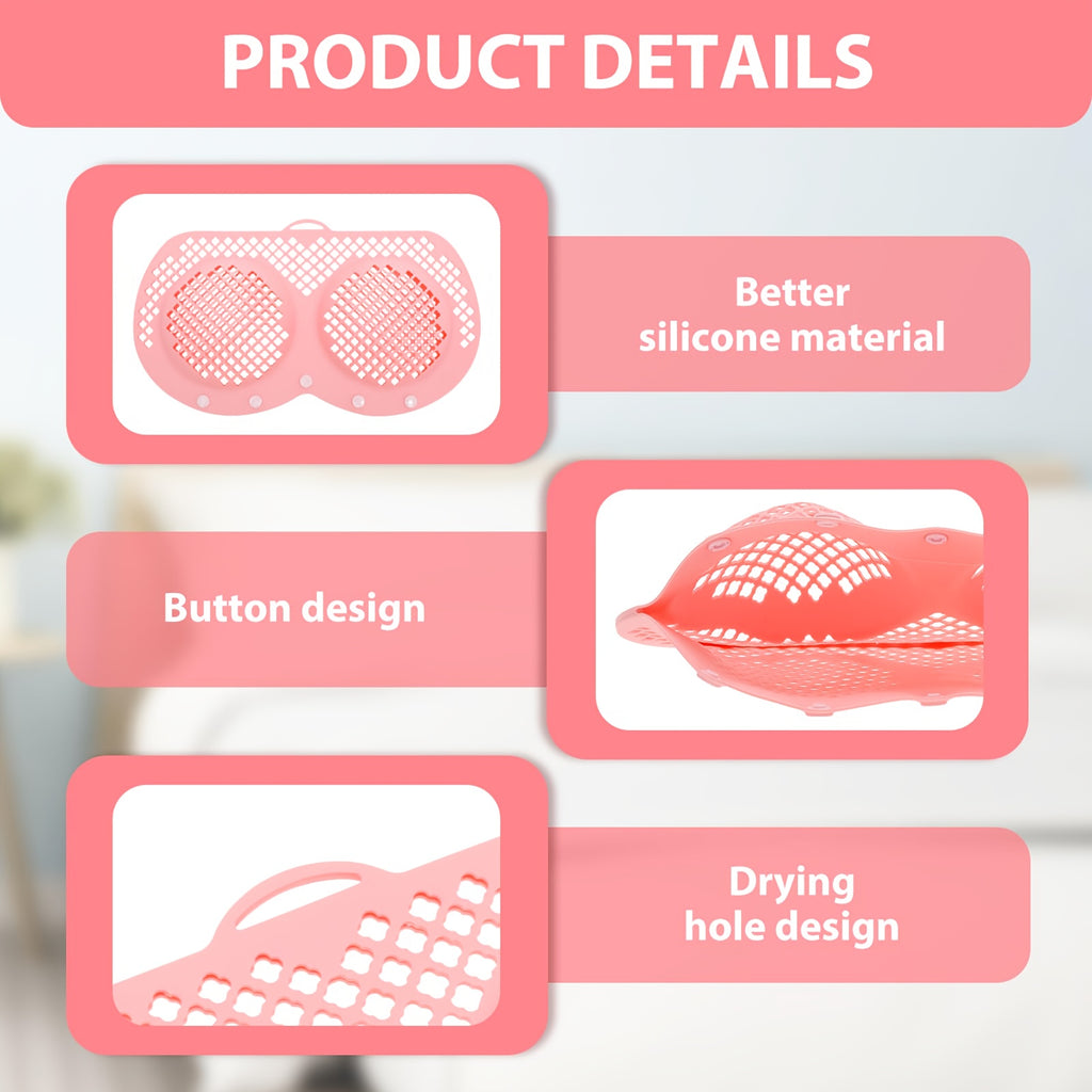 3-in-1 Luxus-BH-Wäscheorganizer inklusive Geschenkbox, XL Premium-Silikon-Waschbeutel für BHs, Feinwäsche und Socken, verhindert Ausleiern und Verheddern, maschinenwaschbar und trocknergeeignet, perfekt für Zuhause und Reisen