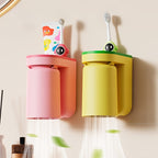 1 Stück Wandhängeleuchte in Macaron-Form mit Ablage für Zahnbürste, Zahnpasta, Schmuck, Rasierer und mehr – ideal für Paare.