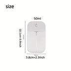 50 ml kleine, tragbare, nachfüllbare Handdesinfektionsmittel-Sprühflasche aus ABS + PP-Material mit Parfümfunktion