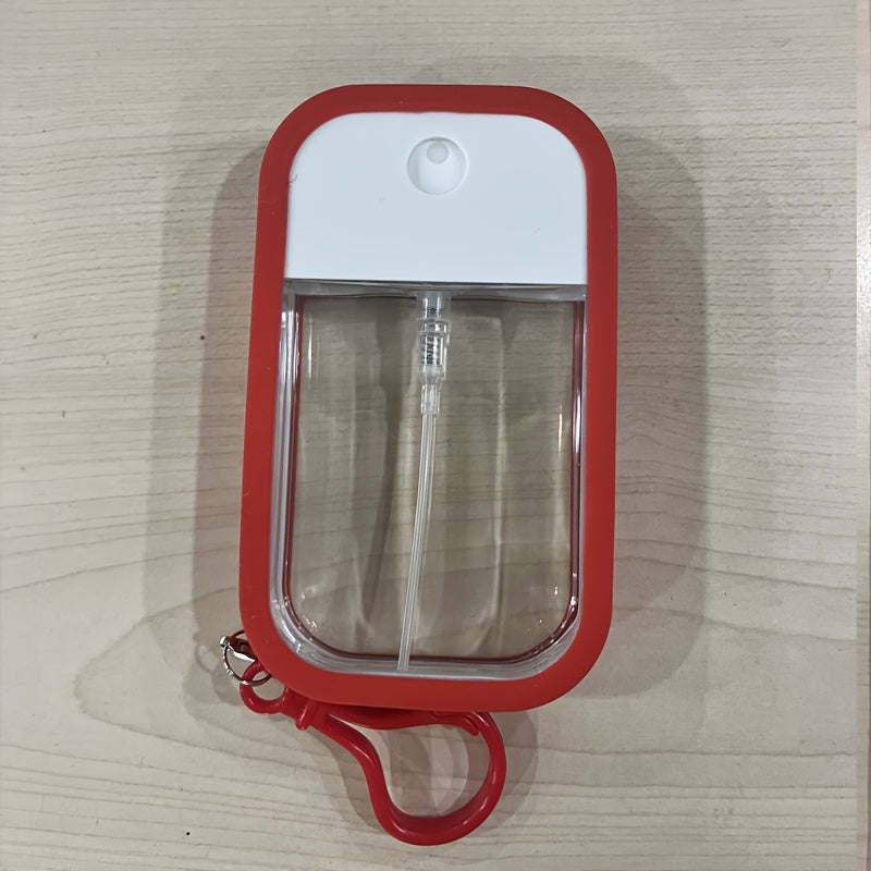 50 ml kleine, tragbare, nachfüllbare Handdesinfektionsmittel-Sprühflasche aus ABS + PP-Material mit Parfümfunktion