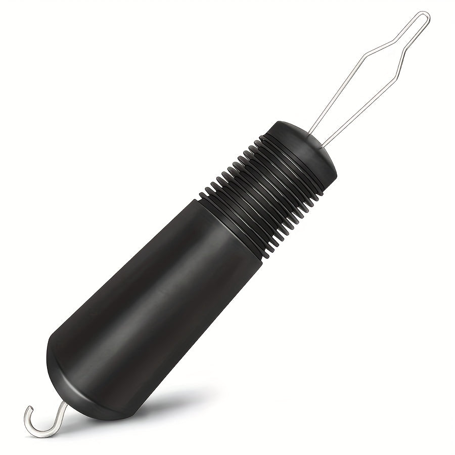 Knopfhaken und Reißverschluss-Ziehring, Hilfsmittel, Anziehhilfen, Hemdenknopf-Hilfsmittel, Einhandbedienung, Behinderte, Senioren