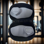 2 Stück rutschfeste Griffpolster aus Silikon fürs Fitnessstudio – Ergonomische Handschützer mit hochdichtem, strukturiertem Design für Gewichtheben, Kniebeugen, Hanteln