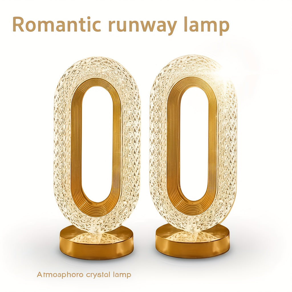 2er-Set moderne Acryl-Tischlampen | Verstellbare LED-Lampe mit 3 Farbmodi, Touch-Schalter, ideal für Zuhause, Büro, Arbeitszimmer, Lesen, perfektes Weihnachtsgeschenk