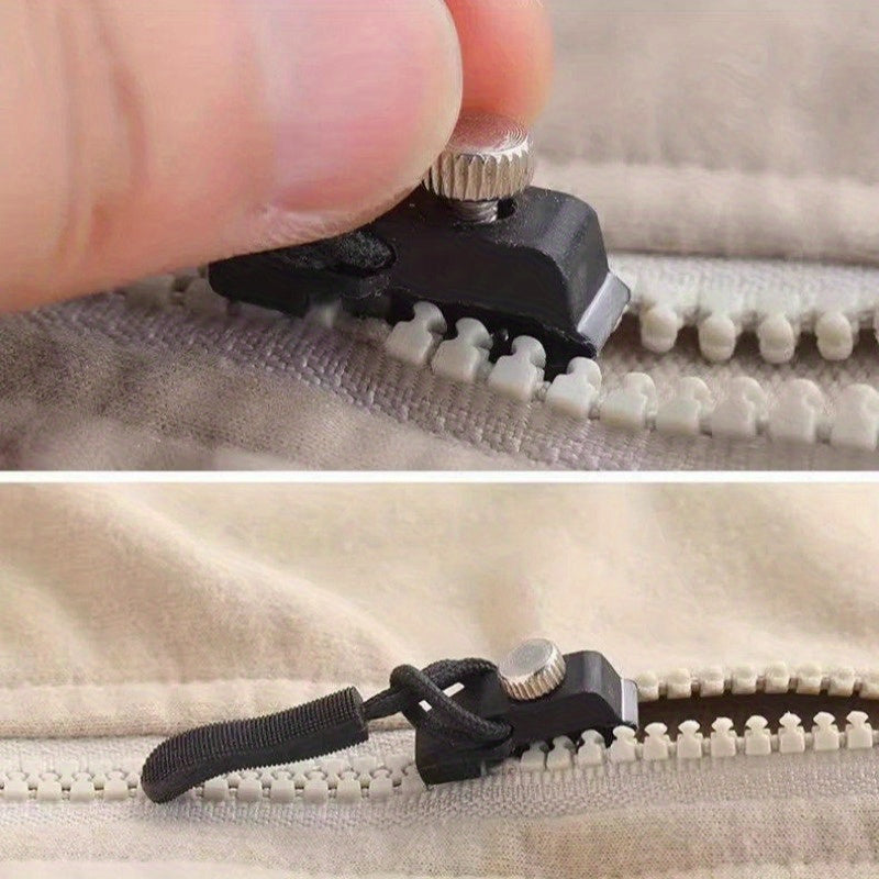 10 Stück universelles Werkzeug zum Austauschen von Schlossköpfen, schwarz, kostenloses Reparaturwerkzeug für Kleidung, Taschen, Schuhe und Stiefel sowie allgemeines Zubehör