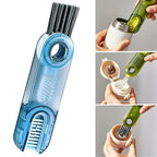 3-in-1 Mehrzweck-Flaschenreinigungsbürste – Tragbar, robust für Glas und mehr, ideal für Küche, Reinigung, vielseitig einsetzbar, auch als Becherdeckel oder Wasserflaschenreiniger geeignet.