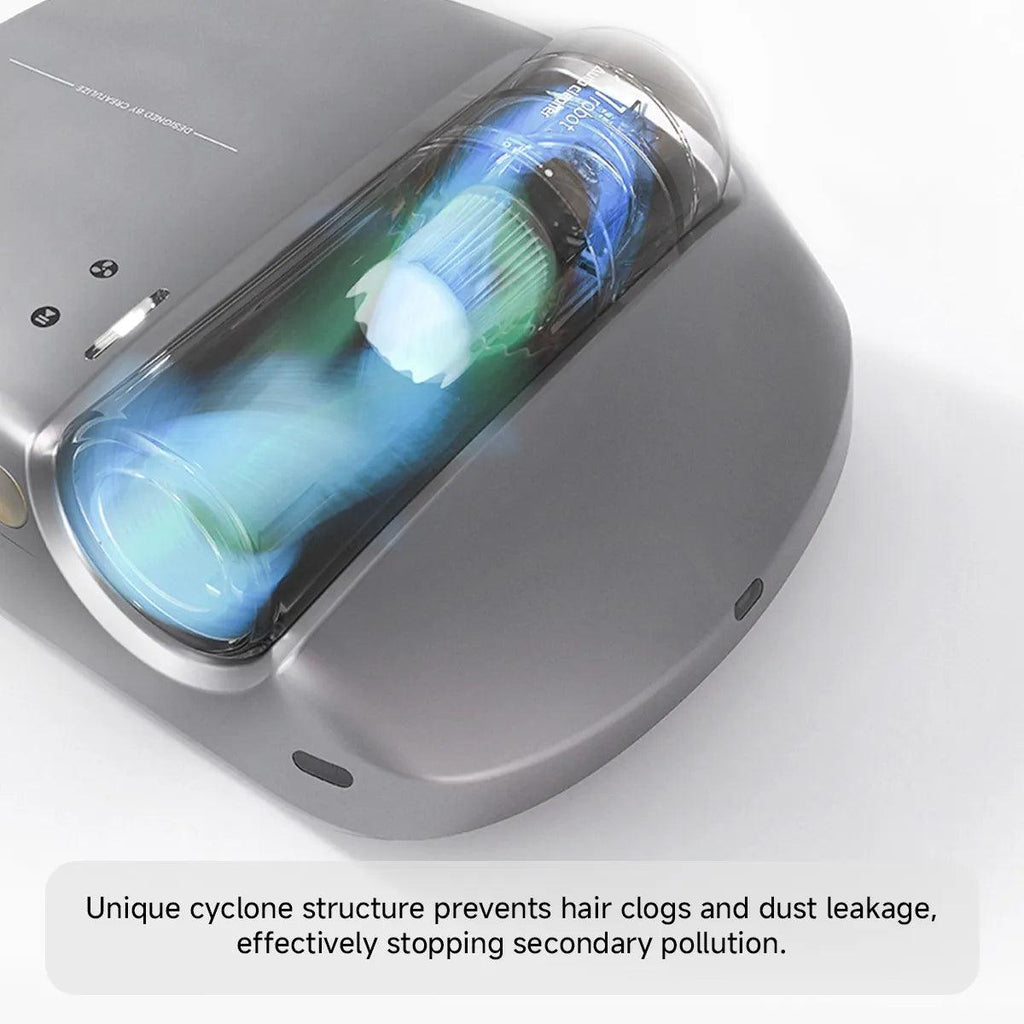 CREATULIZE X1 Roboter, automatischer Bettstaubsauger – kabellos, wiederaufladbar, UV-C-Licht-Desinfektion, 14 kPa Saugkraft, entfernt Hausstaubmilben und Allergene, mit HEPA-Filterung