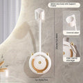 1 Stück universelle, spurlose Wandhalterung für Haartrockner, Haartrocknerhalterung für Badezimmer ohne Bohren, 360° verstellbarer, freihändiger Haartrocknerhalter aus Kunststoff, Badezimmerzubehör