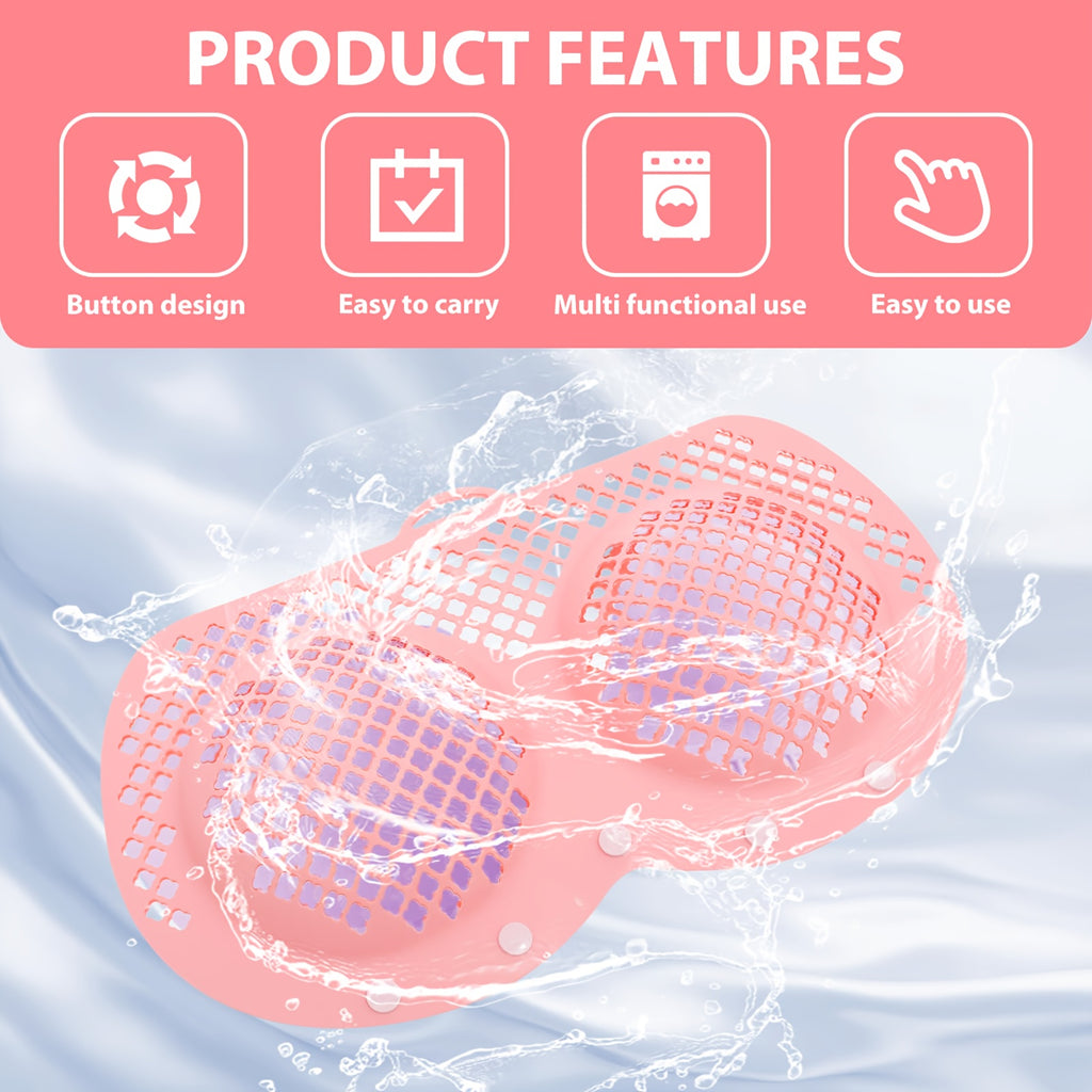 3-in-1 Luxus-BH-Wäscheorganizer inklusive Geschenkbox, XL Premium-Silikon-Waschbeutel für BHs, Feinwäsche und Socken, verhindert Ausleiern und Verheddern, maschinenwaschbar und trocknergeeignet, perfekt für Zuhause und Reisen