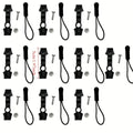 Reißverschluss-Schieber Reparatur Set – 10 Stück, Schwarz, Klein/Mittel/Groß