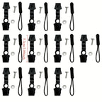 10 Stück universelles Werkzeug zum Austauschen von Schlossköpfen, schwarz, kostenloses Reparaturwerkzeug für Kleidung, Taschen, Schuhe und Stiefel sowie allgemeines Zubehör