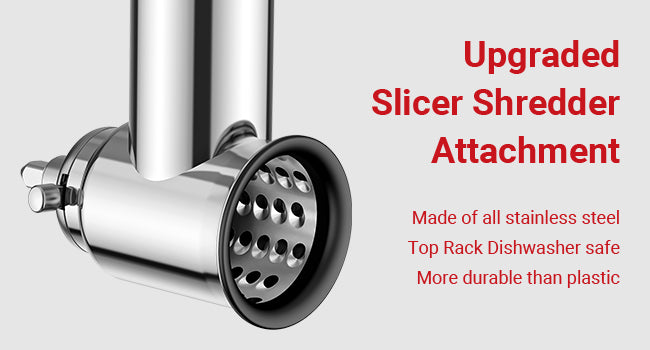 2024 Edelstahl Slicer/Shredder Aufsatz für Kitchen aid Stand mixer, Salat maschine mit Gemüses ch neider, Salat maschine,