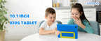 Kinder-Tablet, Android 15 Tablet für Kinder, 10 Zoll, 8 GB + 64 GB, 8-adrig, mit Hülle, 1 TB TF, erweiterbar, für Kleinkinder, Kinder, Elternkontrolle
