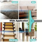 Tierhaarentfernungswerkzeug mit 114,3 cm verstellbarem Griff – Wiederverwendbarer Hunde- und Katzenhaarentferner, ausziehbarer Teppichschaberrechen, batterielos, ideal für Tierbesitzer, Kratzbäume zur Bodenreinigung