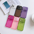 Transparente iPhone Hülle mit Spiegel, Standfunktion & Lanyard
